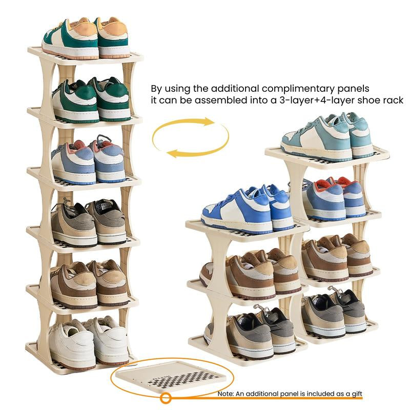 UFORU Multi-Layer Vertical Removable Shoe Storage Rack 1 Piece Modern Shoe Rack Shoe Rack Shoe Rack Cabinet Gift Storage Rack Home Storage Rack Home Storage Supplies