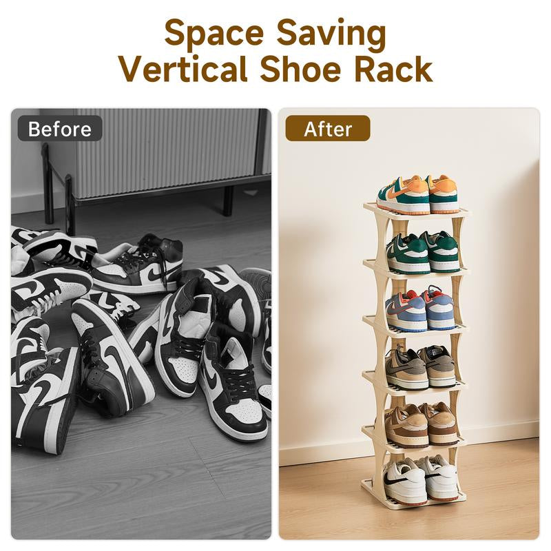 UFORU Multi-Layer Vertical Removable Shoe Storage Rack 1 Piece Modern Shoe Rack Shoe Rack Shoe Rack Cabinet Gift Storage Rack Home Storage Rack Home Storage Supplies